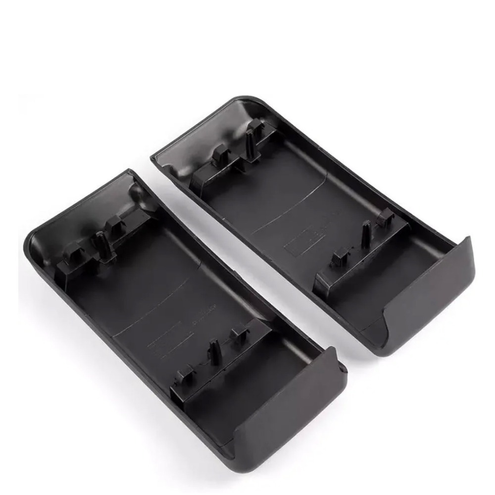 Ford F150 Front Bumper License Plate Bracket Corner Pads 2009-2014 Black Set